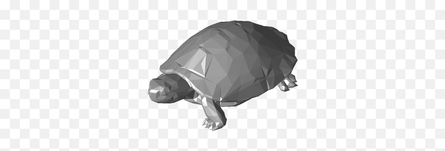 Low Poly Turtle 3d Model Mandalorian Thangs Png Icon