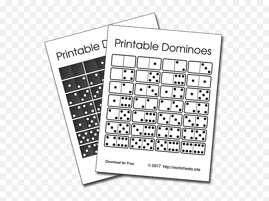 Printable Dominoes Pdf - Printable Mexican Train Dominoes Png,Dominoes Png