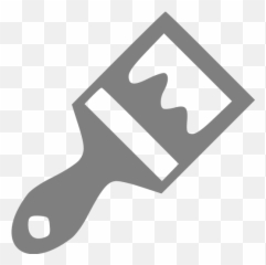 Gray Paint Brush Icon - Free gray icons Vector Paint Brush Png
