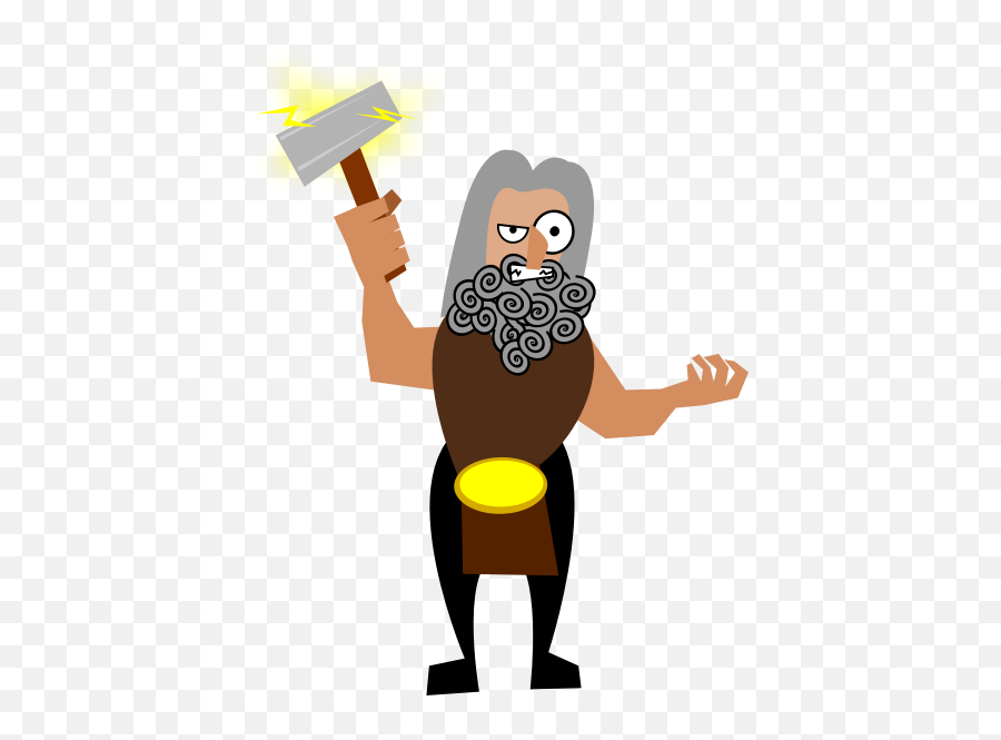 Thor Animation Free Svg - Vikings God Clipart Thor Png,Thor Png
