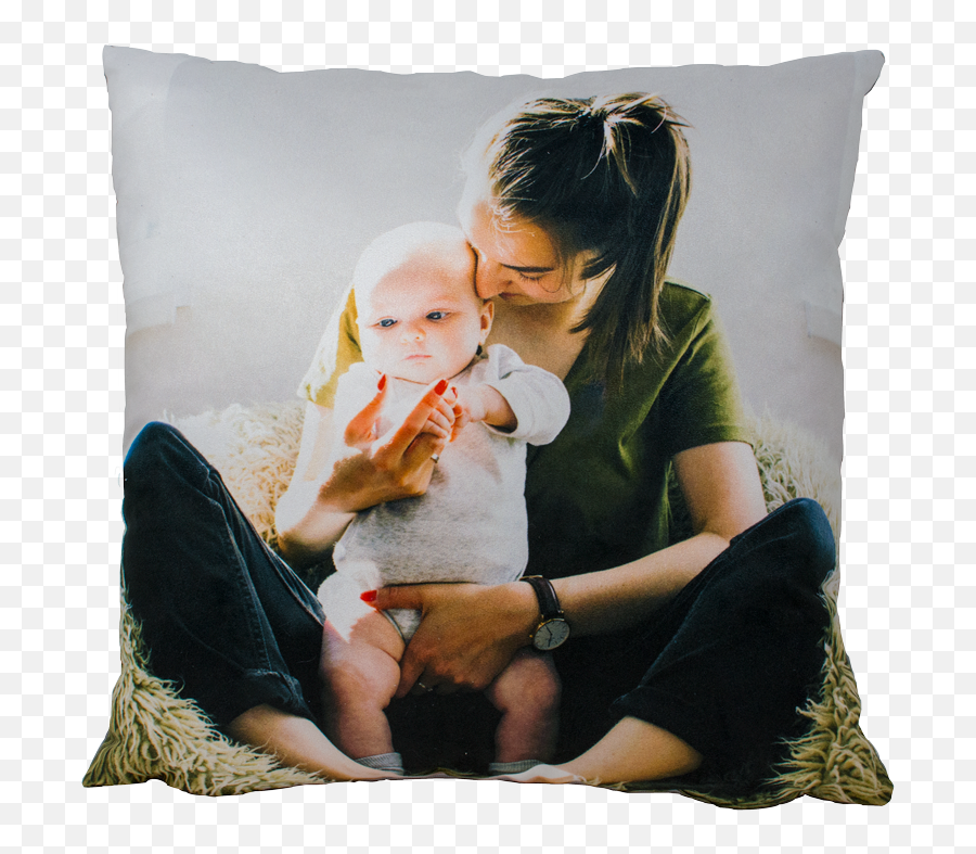 Personalised Photo Cushion - Natural Mum And Baby Png,Cushion Png