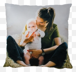 Personalised Photo Cushion - Natural Mum And Baby Png,Cushion Png