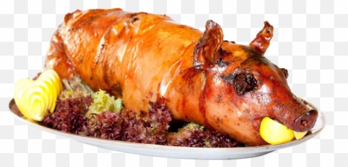 Roast Suckling Pig Png U0026 Free Pigpng - Roast Pig Png,Pig Png