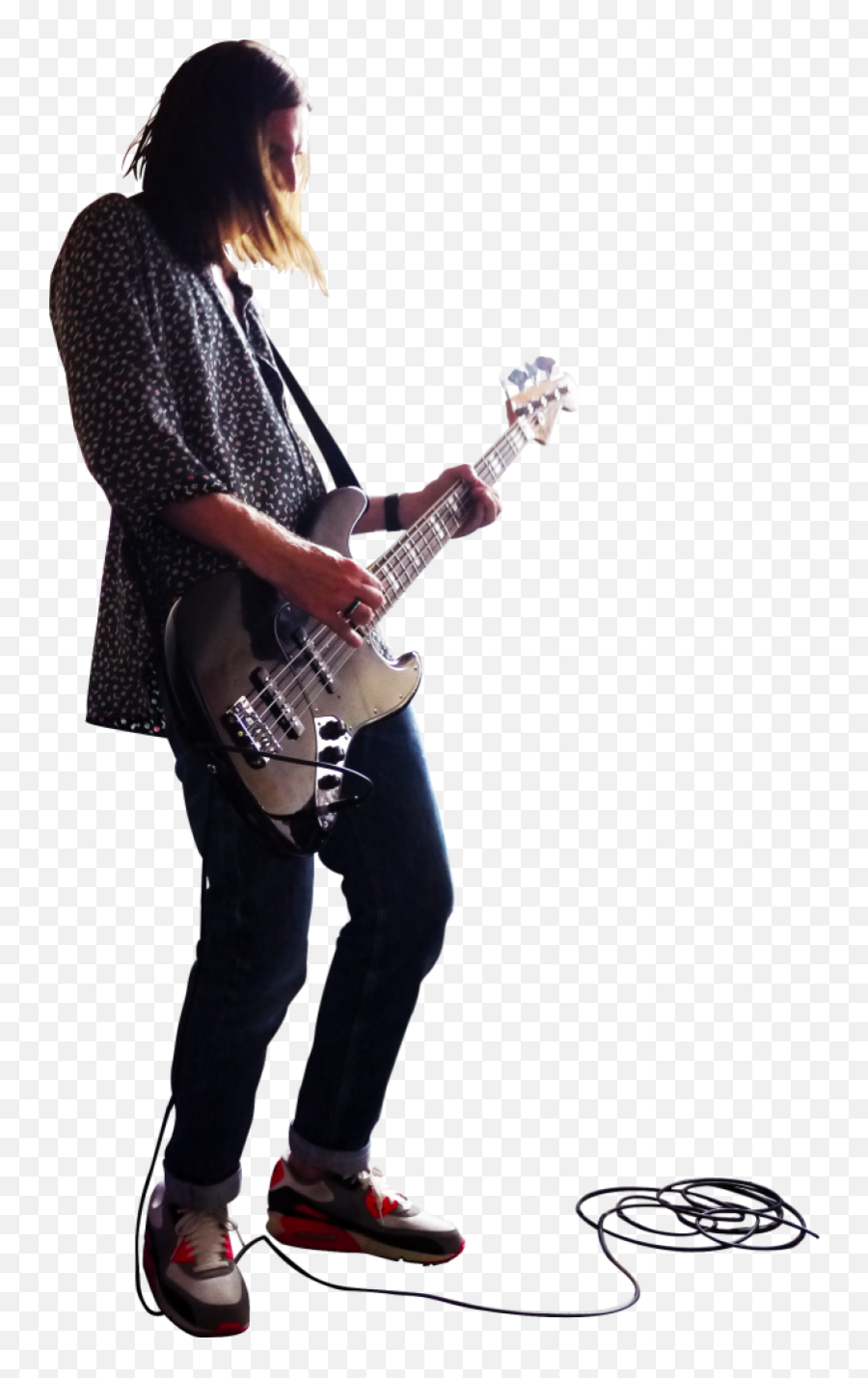 Playing Bass Png Image - People Play Music Png,Bass Png
