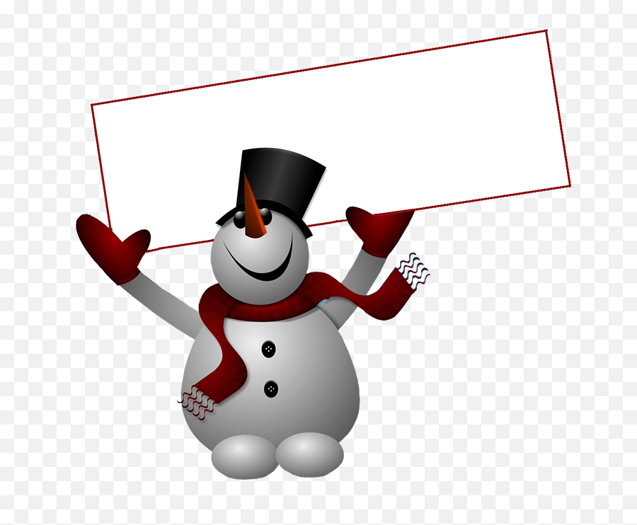 Free Snowman Clip Art Pictures - Clipartix Snowman Holding Sign Png,Snowman Transparent Background