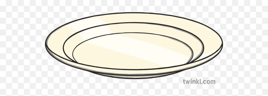 Empty Plate Illustration - Colouring Image Of Empty Plate Png,Empty Plate Png