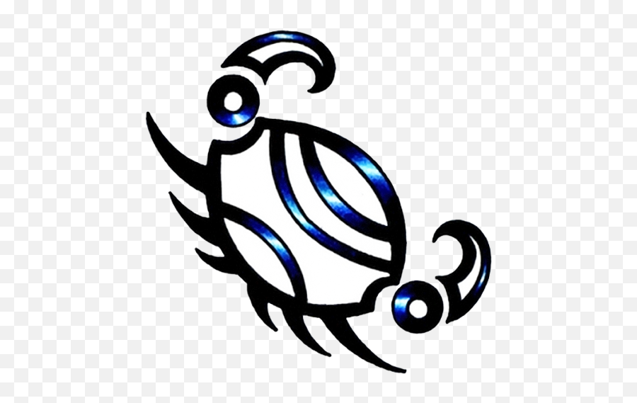 Awesome Tribal Cancer Tattoo Design Tattooshuntcom - Cancer Zodiac Sign Transparent Png,Tribal Png