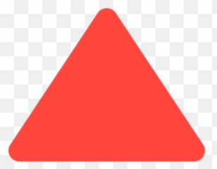 Red Triangle Pointed Up Emoji - Triangulo Emoji Png,Triangulo Png