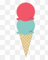 Ice Cream Cone No Clipart Clipartfest - Cream Cone Vector png
