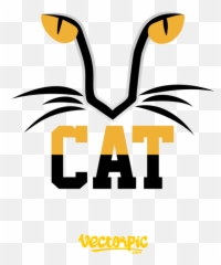 Cat Logo Free Vector - Simple Design png
