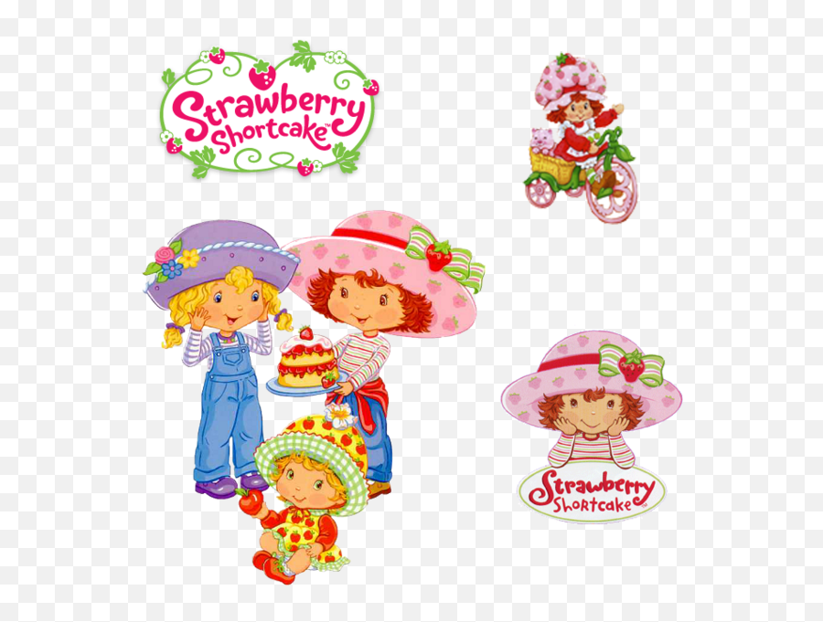 Download Strawberry Shortcake Package - Strawberry Shortcake Cartoon Strawberry Shortcake And Friends Png,Strawberry Shortcake Png