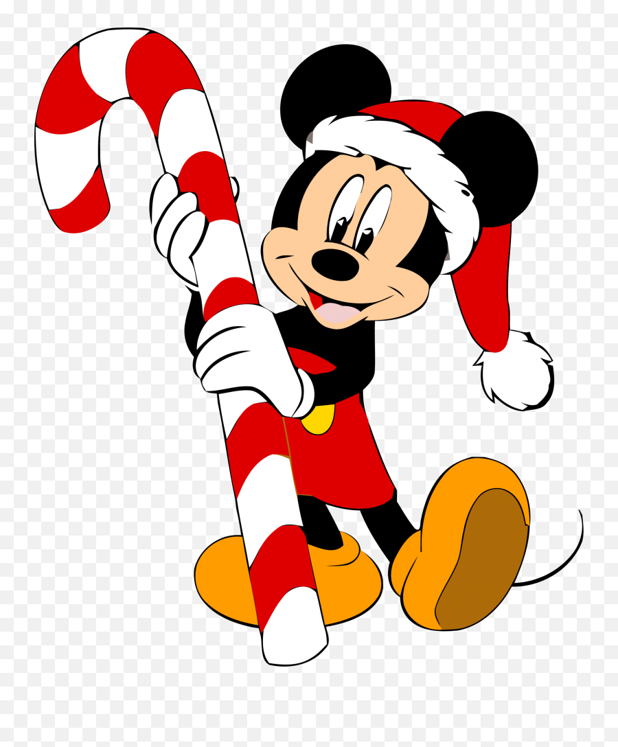 Mickey Mouse Clipart Png - Clipart Mickey Christmas,Santa Clipart Png