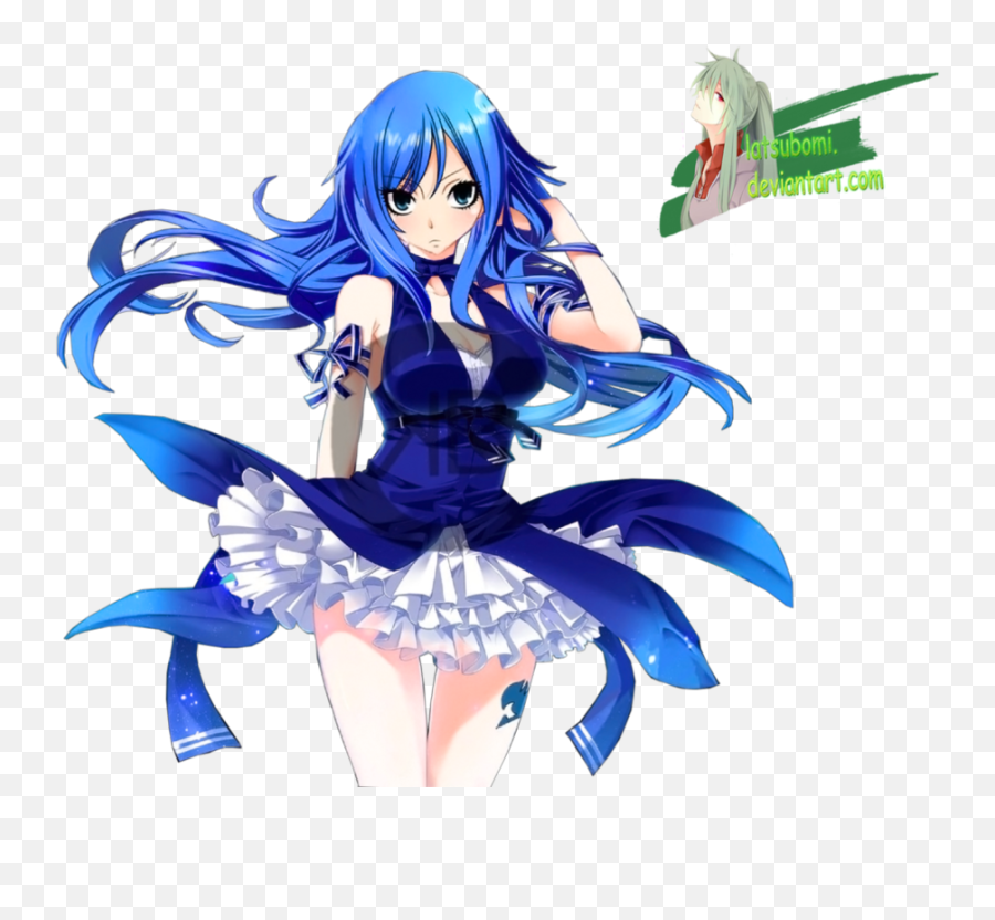 Download Hd Juvia Lockser Gray Fullbuster Wendy Marvell Erza - Juvia Fairy Tail Png,Erza Scarlet Png