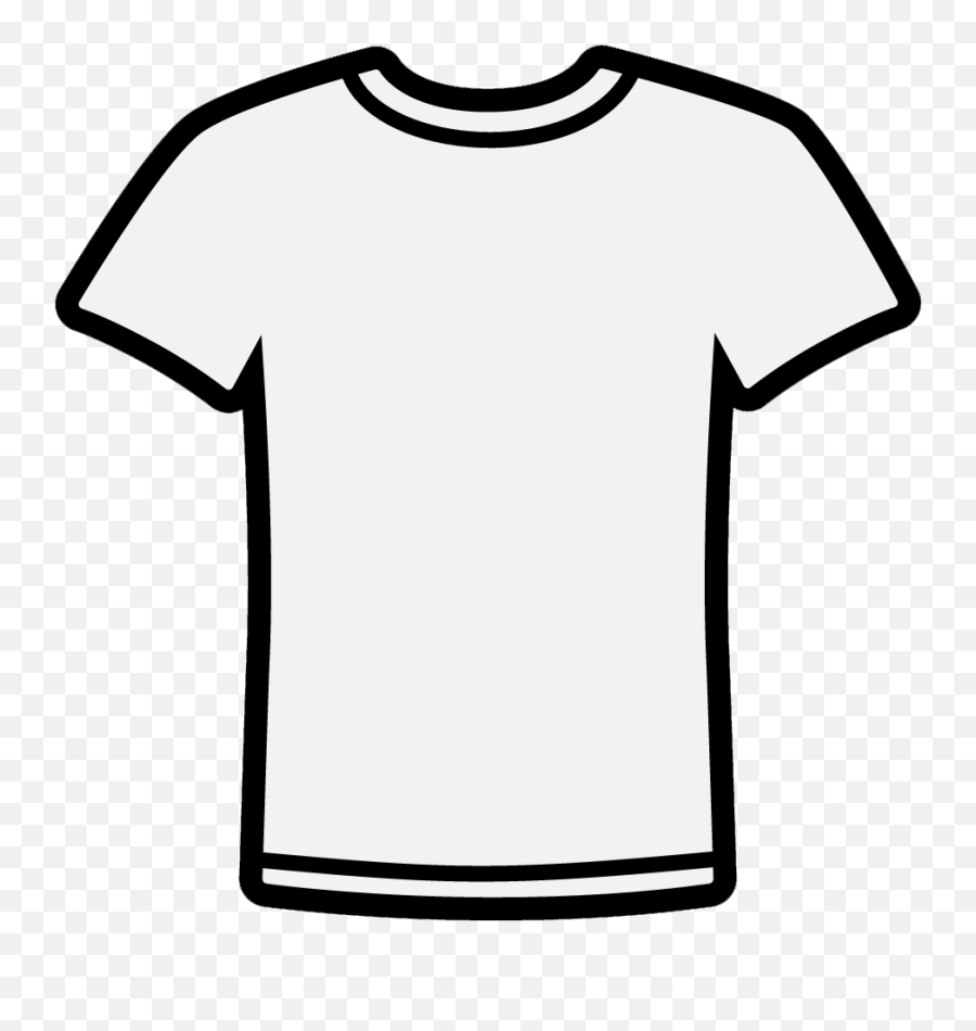 Transparent Shirt Design Template Png Transparent T Shirt Outline ...