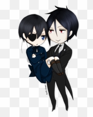 Download Hd 5 - Chibi Black Butler Transparent Png Image Black Butler Ciel And Sebastian Chibi,Jimmy Butler Png