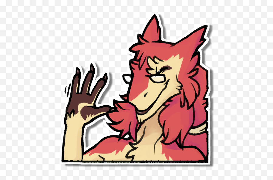 Emoji - Waving Sergal Png,Wave Emoji Png