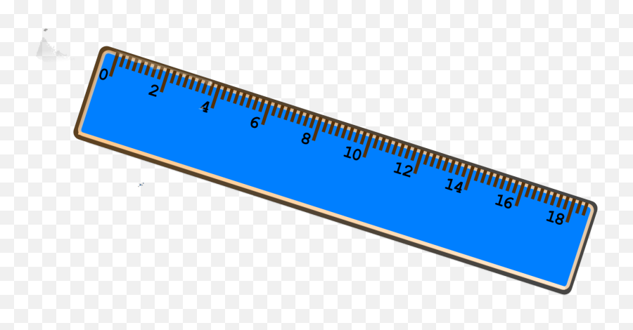 Blue Ruler Svg Vector Clip Art - Svg Clipart Parallel Png,Ruler Clipart Png