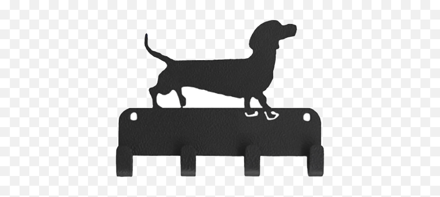 Sporthooks Dachshund Dog Leash U0026 Key Holder - Sporthooks Silhouette Weiner Dogs Png,Dachshund Png