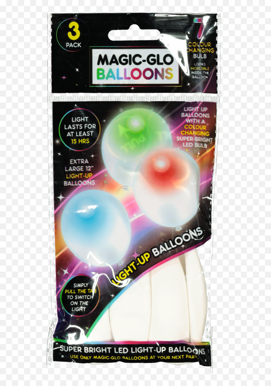 3pk White Light Up Balloons - Sparkler Png,Up Balloons Png