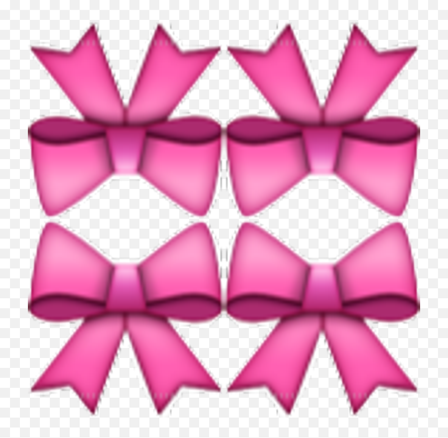 Bow Emoji Transparent Background Full Size Png Download - Pink Bow Emoji Transparent,Emoji With Transparent Background