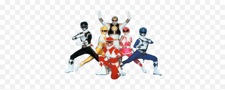 Power Rangers Six Transparent Png - Mighty Morphin Power Rangers Animated Cards,Power Rangers Transparent