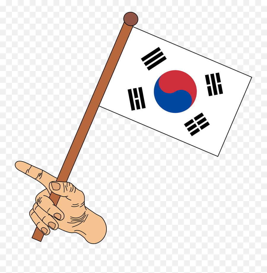 Flag South Korea - Japan And Korea Flag Png,Korean Png