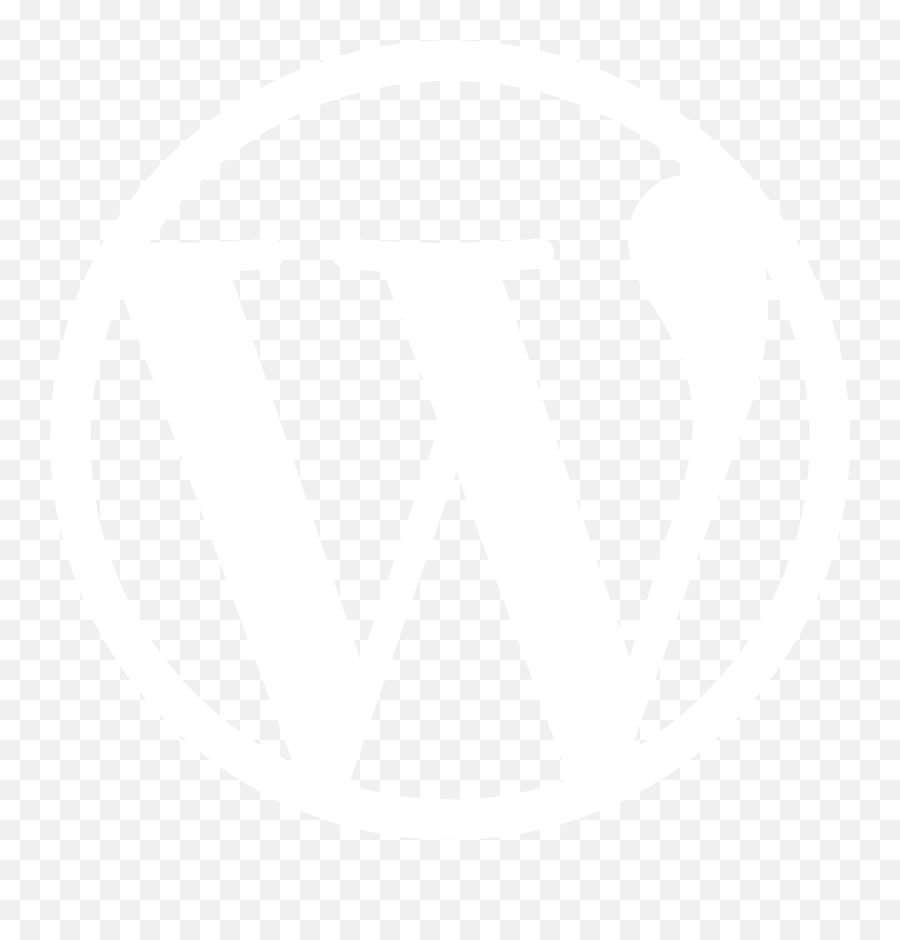 Wordpress Logo Png Transparent Images - Black And White W Logo,Wordpress Logo Transparent
