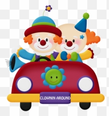 Circus Clown Png 1 Image - Convite Circo Para Editar,It Clown Png
