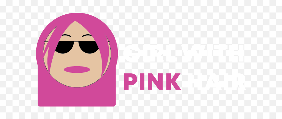 Girl With Pink Hair - Graphic Design Png,Pink Hair Png