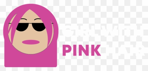 Girl With Pink Hair - Graphic Design png