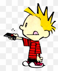 Hobbes Theory Calvins Fight Club - Calvin Y Hobbes Png,Calvin And Hobbes Png