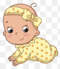 Baby Girl Clipart - Baby Girl Clipart Free Png,Girl Clipart Transparent