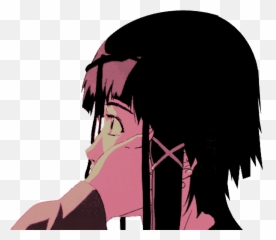 100 Serial Experiments Lain Tumblr Sad - Transparent Background Gif Anime Png,Anime Png Gif