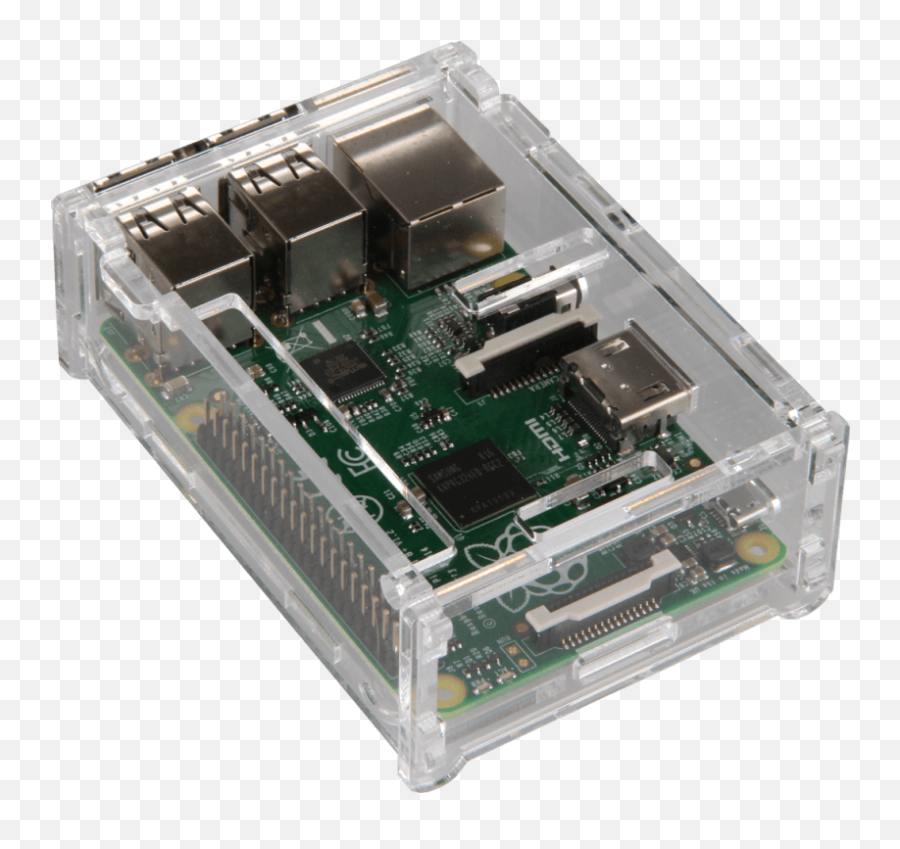 Raspberry B Pi 2 3 Gehäuse Acryl - Raspberry Pi B Carcasa De Raspberry Pi Png,Raspberry Pi Png