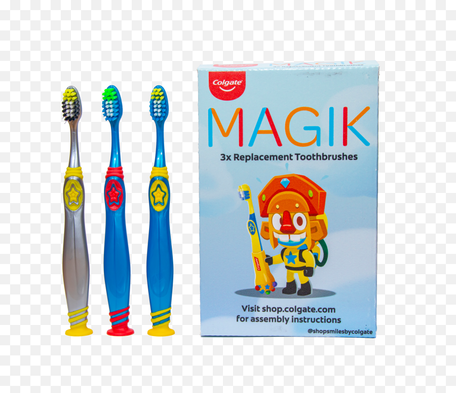 Magik Replacement Toothbrushes - Toothbrush Colgate Png,Toothbrush Transparent