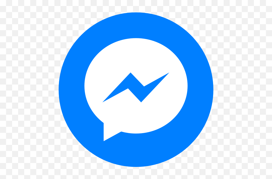 Chat Messenger Calling Chatting Icon - Round Facebook Messenger Icon Png,Chat Icon Png