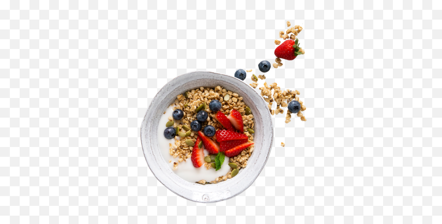 Natures Path - Breakfast Up View Png,Cereal Bowl Png