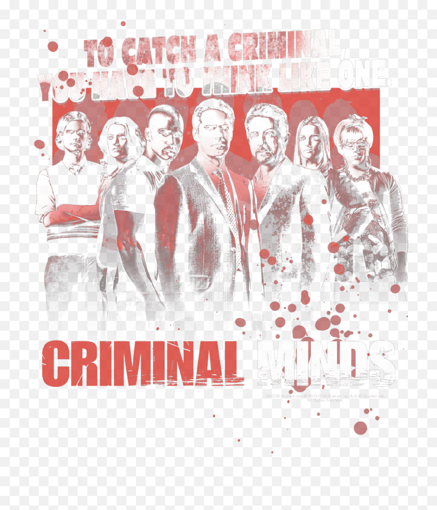 Criminal Minds Think Like One Womenu0027s T - Shirt Poster Png,Criminal Minds Logo