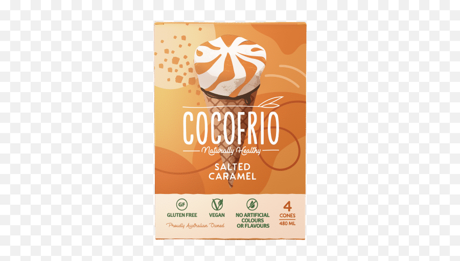 Frozen Dessert Cones - Cocofrio Hazelnut Choc Delight Cones X 4 480ml Png,Cone Health Logo