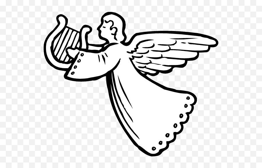 Christmas Angel Images Free Downloadgif X U2013 Png - Angel Black And White Clipart,Christmas Angel Png