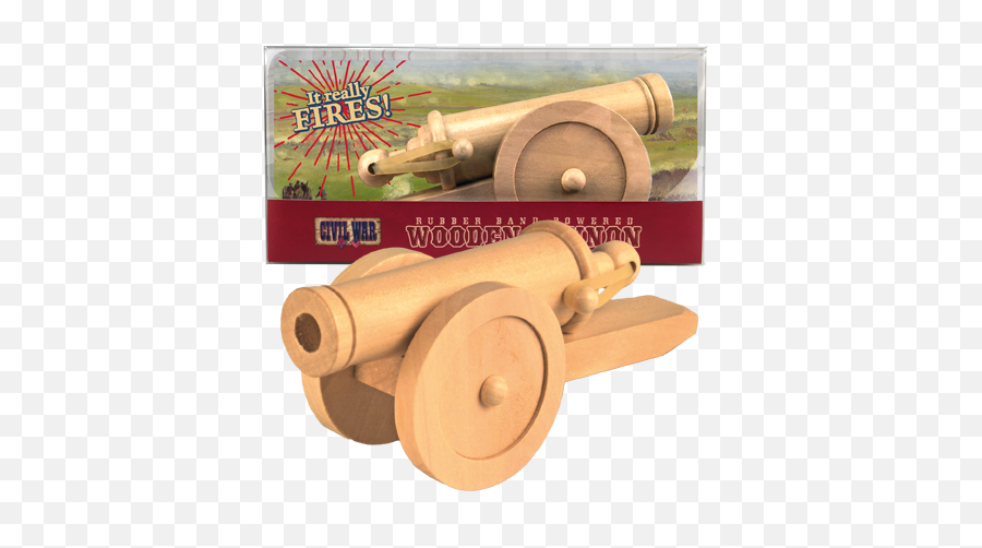 Rubber Band Powered Wood Cannon - Cylinder Png,Rubber Band Png