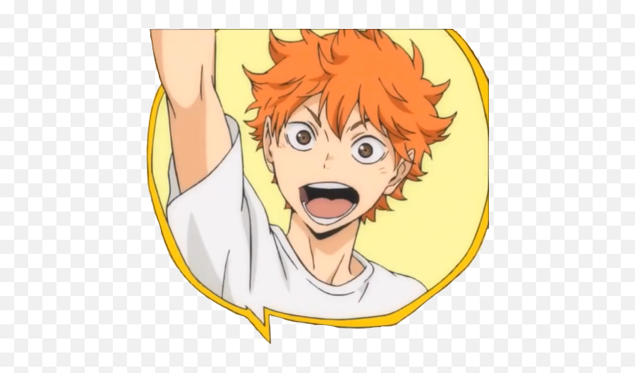 Haikyuu Hinata Shoyo Volleyball Sticker By Png Transparent