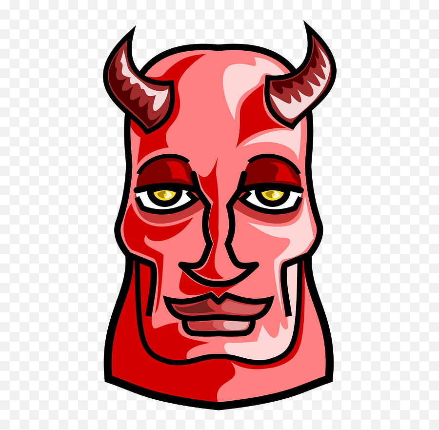 Red Devil Face Clipart Free Download Transparent Png - Clip Art,Demon Horns Transparent