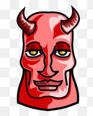Red Devil Face Clipart Free Download Transparent Png - Clip Art