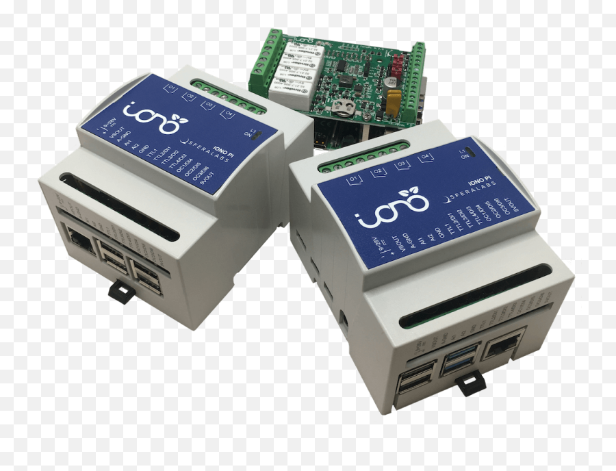 Iono Pi - Raspberry Pi Plc Relays Digitalanalog Io 1 Electronic Engineering Png,Raspberry Pi Logo Png