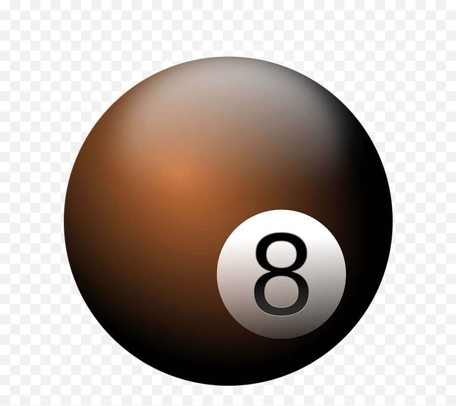 Eight Ball Billiard - Numeros Com Bolas De Sinuca Png,Magic 8 Ball Png