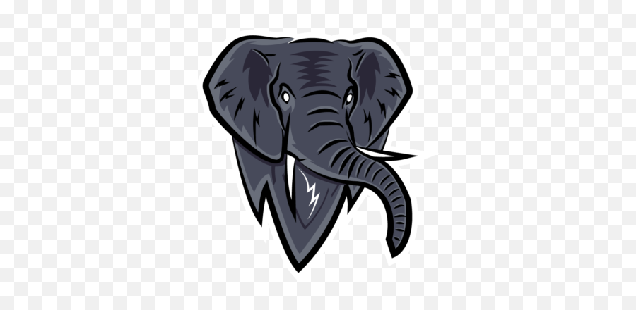 Elephant Logo Mascot Design - Big Png,Elephant Icon