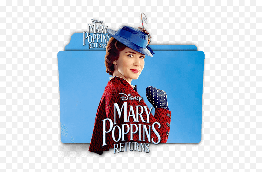 Mary Poppins Returns Movie Folder Icon - Designbust Mary Poppins Returns Folder Icon Png,Mary Icon