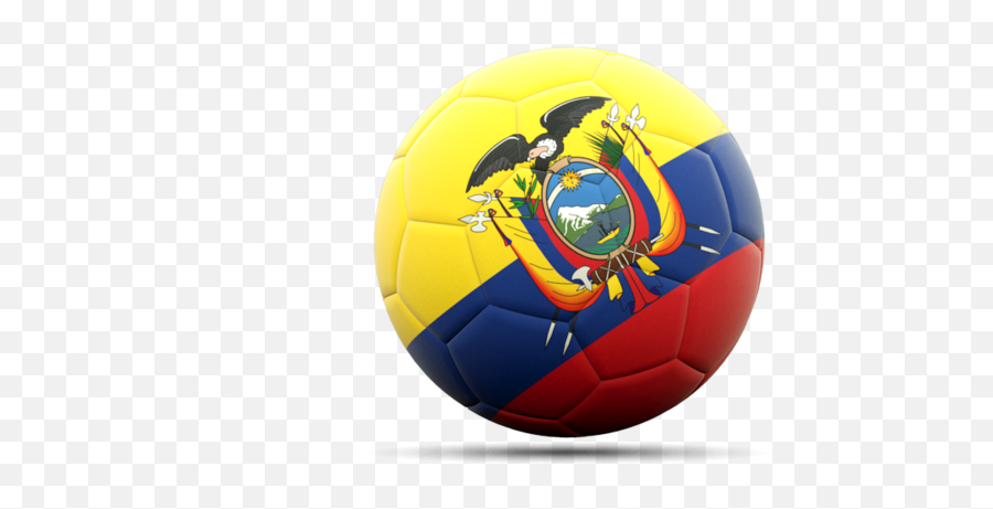 Football Icon Illustration Of Flag Ecuador - Ecuador Flag Png,Soccor Icon