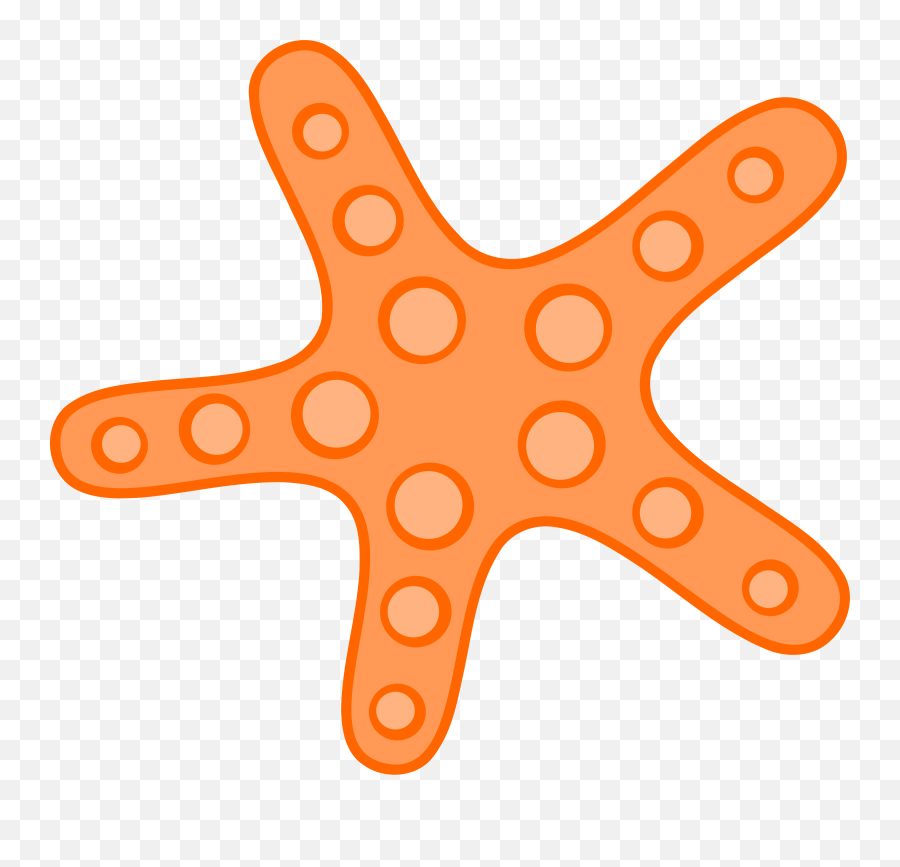 Png Background - Cartoon Sea Star Png,Starfish Transparent